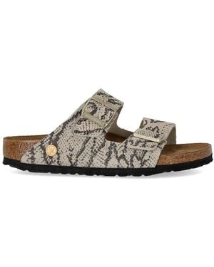 Birkenstock Arizona Snake Oyster Sandal - Brown