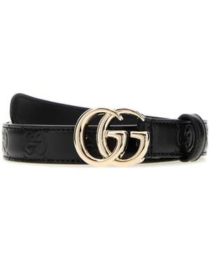 Gucci Logo Buckle Belt - White