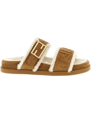 Fendi " Feel" Sandalen - Natur