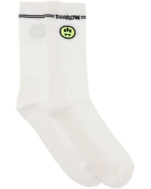 Barrow Socks With Logo - White