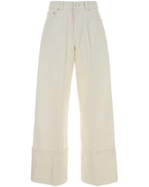 Givenchy White Denim Wide-leg Jeans