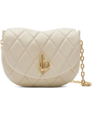 Burberry Mandelbeige Umhängetasche Mit Verschluss - Natur