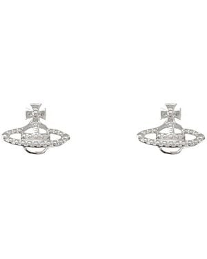 Vivienne Westwood Orecchini "Farah" Con Orb - Metallic