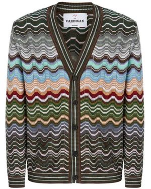 Missoni Vest Met Zigzag-Patroon - Grijs