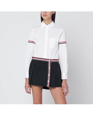 Thom Browne Cotton Poplin Shirt - White