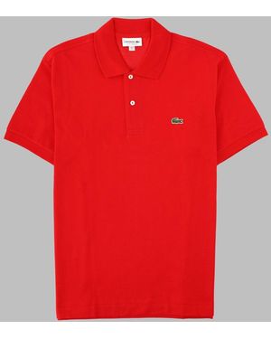 Lacoste Polo Con Logo - Red