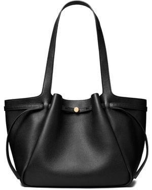 Tory Burch Romy en cuir sac en cuir - Noir