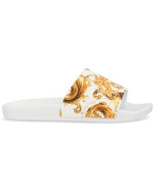 Versace Jeans Couture Polyurethane Flat - Metallic