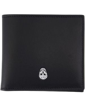 McQueen Bi fold cc wallet wallet Alexander Mc Königin Leder schwarz