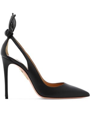 Aquazzura Bow Tie Pump 105 Mm Heeled Shoes - Multicolour