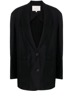 Studio Nicholson Conde Single-breasted Blazer - Black