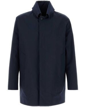 Prada Regular Overcoat - Blue