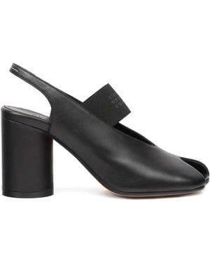 MM6 by Maison Margiela Slingback Sandals - Black