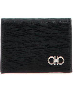 Ferragamo Gancini-kreditkartenetui - Schwarz