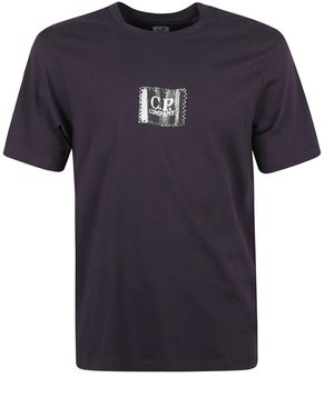 C.P. Company T-Shirt Mit Logo-Print - Blau