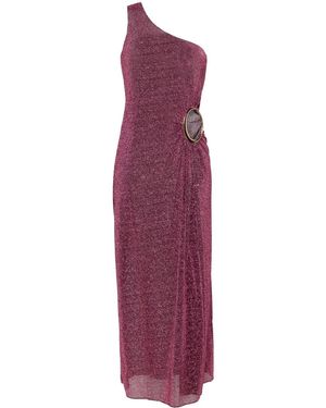 Oséree Maxi-Jurk Met Print - Paars