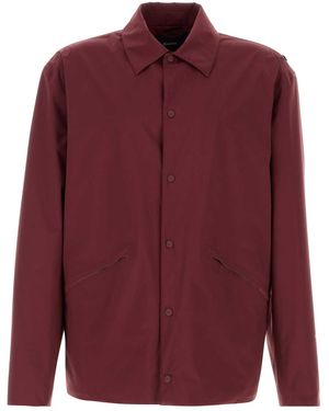 Herno Burgundy Nylon Jacket - Red