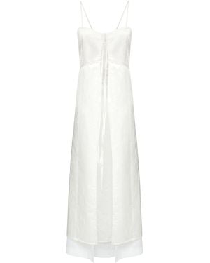 MM6 by Maison Margiela Midi Dress Clothing - White