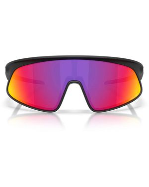 Oakley Zonnebril Oo9524 D 952401 Rslv 141 Matzwart/prizm Road Unisex - Roze