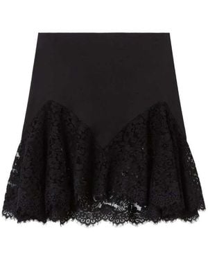 Stella McCartney Flared Mini Skirt - Black