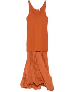 TOTEME Cocoon ärmellose Kleid - Orange