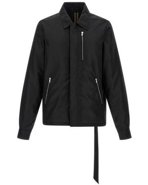 Rick Owens Zipped Down Padded Jacket - Black
