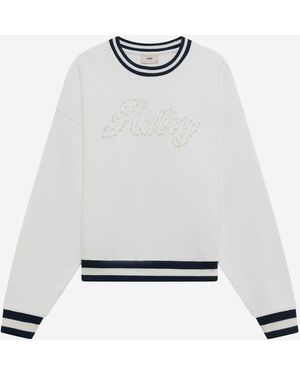 Autry Sudadera De Algodón Con Logo - Blanco