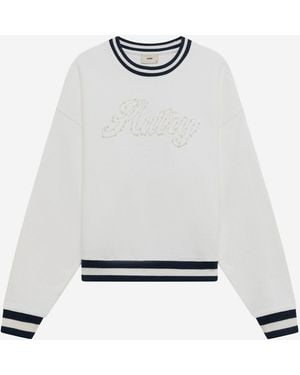 Autry Cotton Sweatshirt With Logo - White