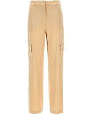 MICHAEL Michael Kors Satin Cargo Pants - Naturel