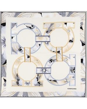 Ferragamo Elegant Mini Foulard For - Grey