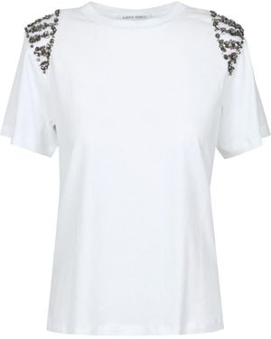 Alberta Ferretti T Shirts En Polos Wit