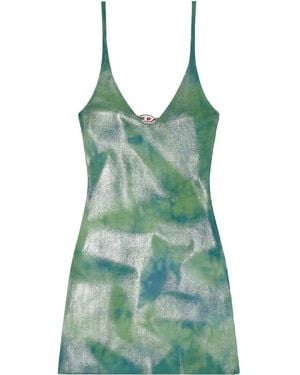 DIESEL Isma Groene Mouwloze Jurk