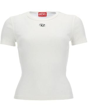 DIESEL Top "T-Ele-Long-Od" - White