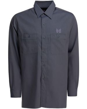 Needles "Cavalry Twill" Shirt - Blue