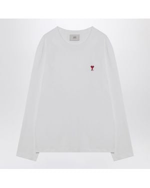 Ami Paris Ami De Coeur Sweater - White