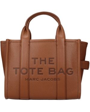 Marc Jacobs Hand Bags Leather/Argan Oil - Brown