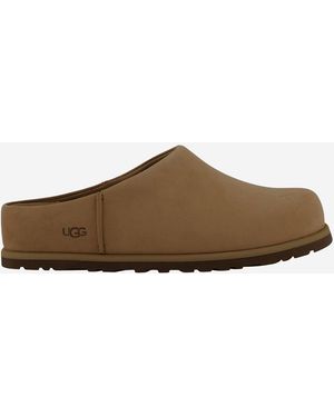 UGG Otzo Leather Clogs - Brown