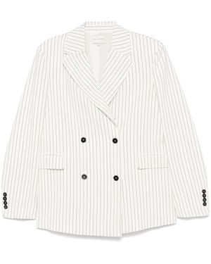 Loulou de Saison Striped Blazer - Weiß