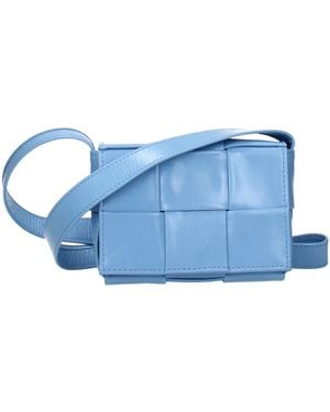 Bottega Veneta Cassette Crossbody Bags For - Blue
