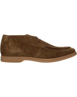 Eleventy Derby Suede - Brown