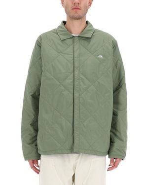 The North Face Quilted Shirt Collar Jacket - Green