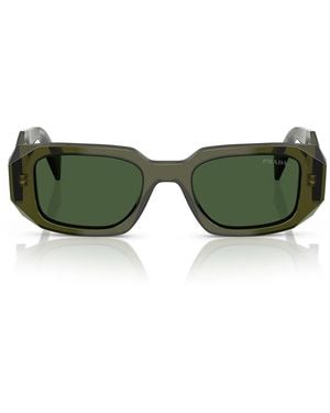 Prada Sonnenbrille Pr17 Ws 19 Z1 I0 Transparente Flasche/Dunkelgrün Unisex