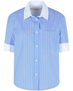 Marni Cotton Shirt - Blue