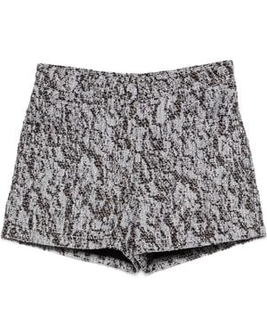 IRO Edela Cotton Blend Shorts - Grey