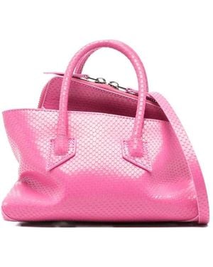 The Attico Leather Tote Bag - Pink