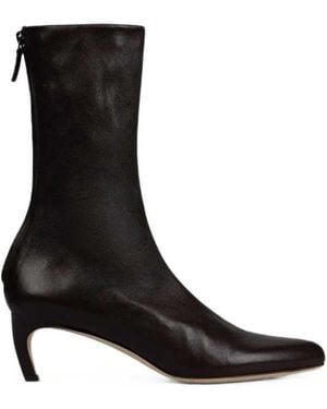 Victoria Beckham Harlow Leather Boots - Black