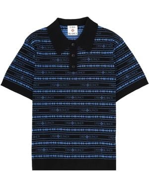 CASABLANCA Polo Merino - Blue