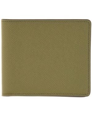 Maison Margiela Bi falten vier Stiche Brieftasche - Grün