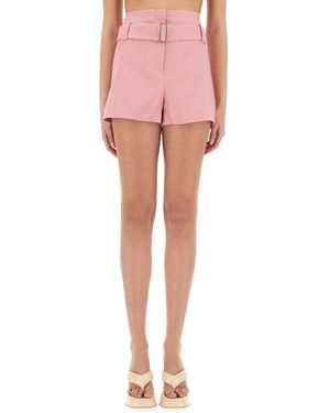 MSGM Belted Shorts - Pink