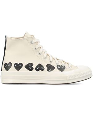 Comme des Garçons Multi Heart Hi Top - Natural